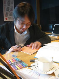 放送終了後に一筆落書き中！