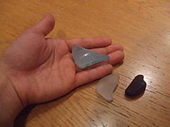 ガラスの破片がお金に？
