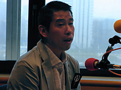 Futurescape from Landmark Tower ナショナルジオグラフィック日本 編集長の大塚茂夫さん