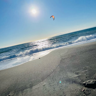 レヴォーグと夕日/三浦半島西側編〜まひる〜