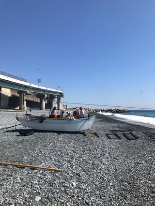 観光地引網の市五郎丸（二宮町）