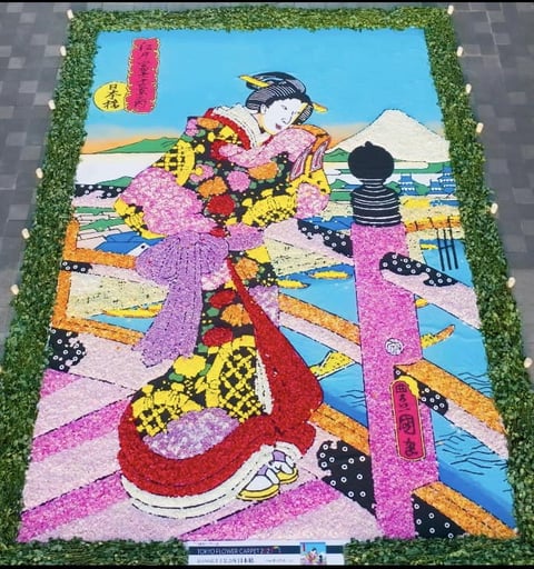 大地がキャンバス! 花びらで描く花絵・インフィオラータについて。一般