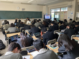 県立平塚中等教育学校へ出張しました！