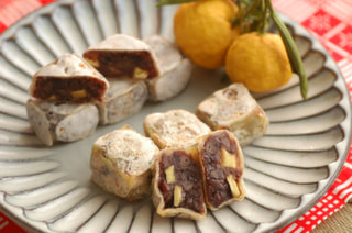 「小豆と薩摩芋のきんつば」
