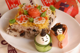 ｢ひなまつりのお豆ちらし寿司｣