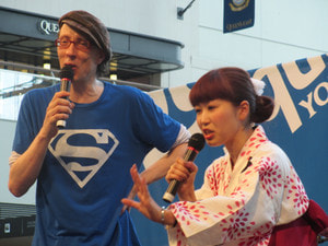 ステージで大暴れ〜！