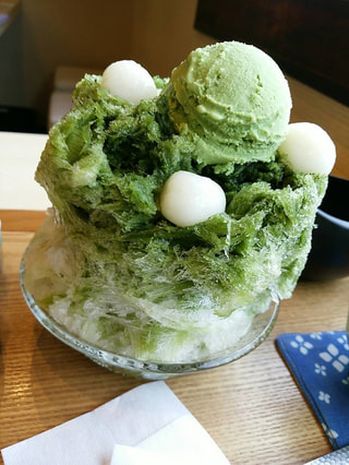 鎌倉で美味しい抹茶のかき氷に出会う！…(7月7日)