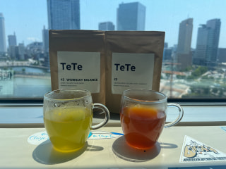 外国人留学生とタッグを組んで生まれたお茶『TeTe』のご紹介