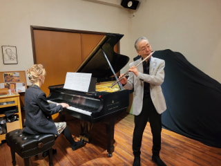 萩谷康一さんのフルート・レッスン