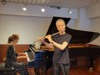 萩谷康一さんのフルート・レッスン
