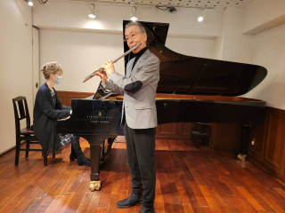 萩谷康一さんのフルート・レッスン