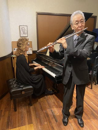 萩谷康一さんのフルートレッスン