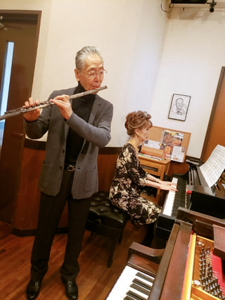 萩谷康一さんのフルートレッスン