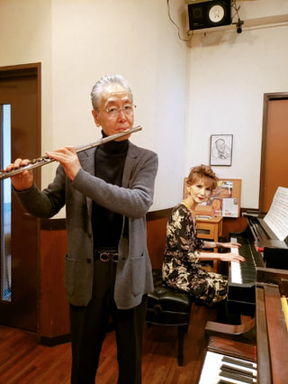 萩谷康一さんのフルートレッスン