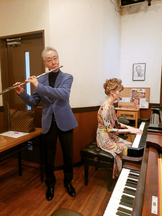 萩谷康一さんのフルートレッスン