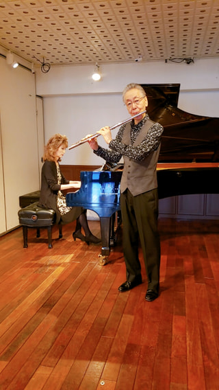 萩谷康一さんのフルートレッスン