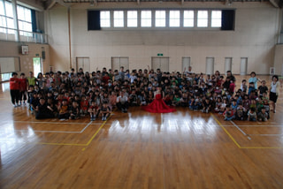 福島県・いわき市久之浜第１小学校のみなさんと
