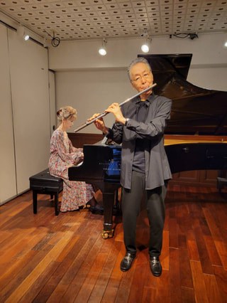 萩谷康一さんのフルート・レッスン
