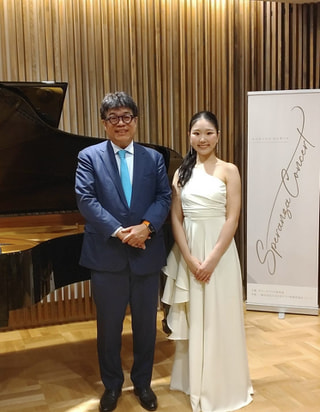 スペランツァ・コンサート vol.2 を大盛況のうちに終えた津野絢音さんの演奏で～