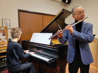萩谷康一さんのフルート・レッスン