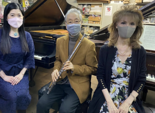 萩谷康一さんのフルート・レッスン