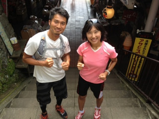 高橋さんと大山トレイルラン！「男坂」「女坂」対決！！