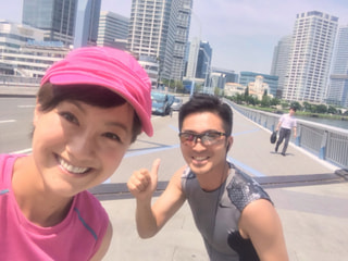 福島和可菜さんと「横浜マラソン」のコースをRUN！