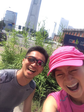福島和可菜さんと「横浜マラソン」のコースをRUN（パート２）！
