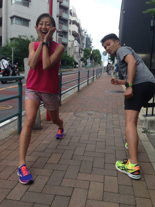 福島和可菜さんと横浜坂ダッシュ！