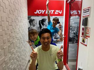 【JOG STATION】走りたいけど外は土砂降り…