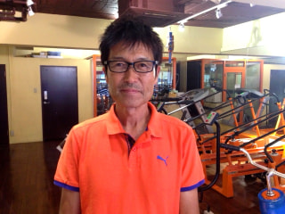 福島和可菜さんと室内トレーニング