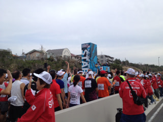 湘南国際マラソンなう