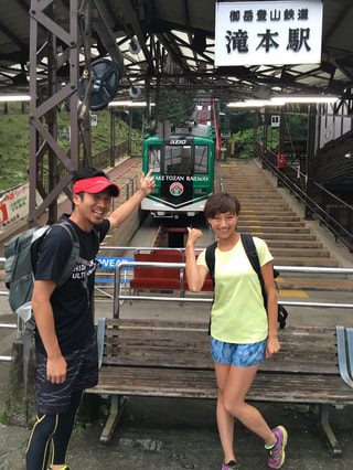 福島和可菜さんと御岳山ナイトトレイルランニング（Part1)！