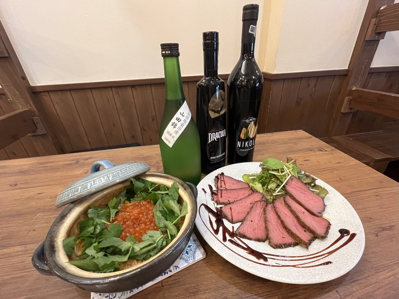 【 ビストロ 一源 】お米とお肉が美味しい！ジャンルにとらわれない豊富なメニューが魅力の居酒屋さん！
