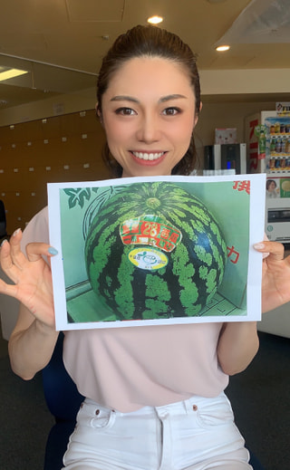 大きくて甘ーい貴重なスイカ♡