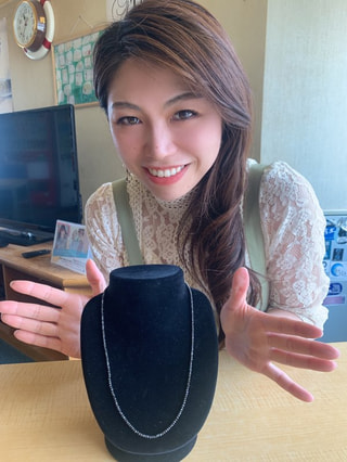 男性に着けて欲しいの♡ブラックダイヤのネックレス