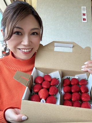 待ってました！！今年も美味しい美味しい嘉山農園のイチゴ♡