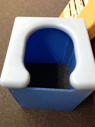 簡易トイレの備蓄が進んでいない