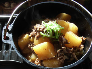 ダッチオーブンレシピ「大根の韓国風煮込み」
