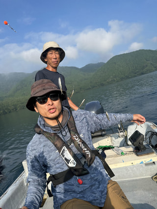 ８月の釣り「芦ノ湖ボートワカサギ」②