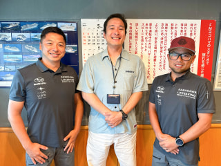 神奈川県ライフセービング協会 理事長の白井さん、副理事長の青木さんをお迎えしました！