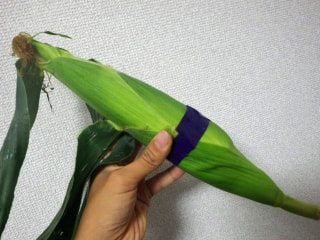 赤ワインのＤＯチャレンジ「トウモロコシの蒸し焼き」