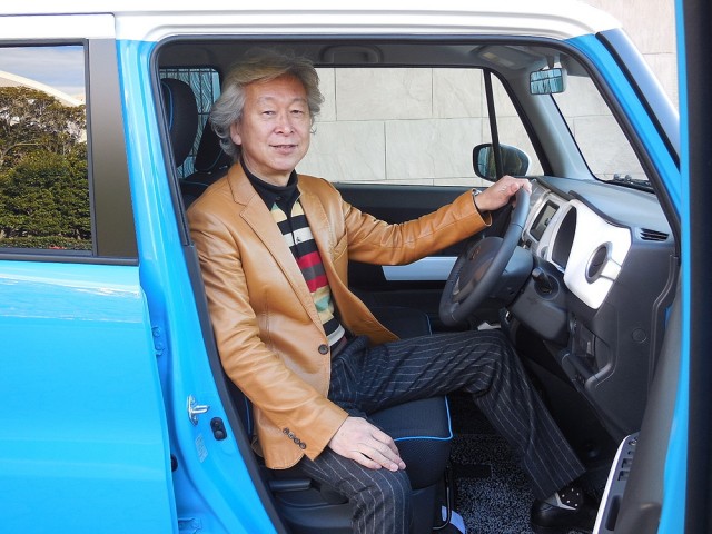 ハスラー試乗中の繁さん
