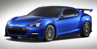 【スバル】BRZ・コンセプトSTIが米国LAショーでベールを脱いだ